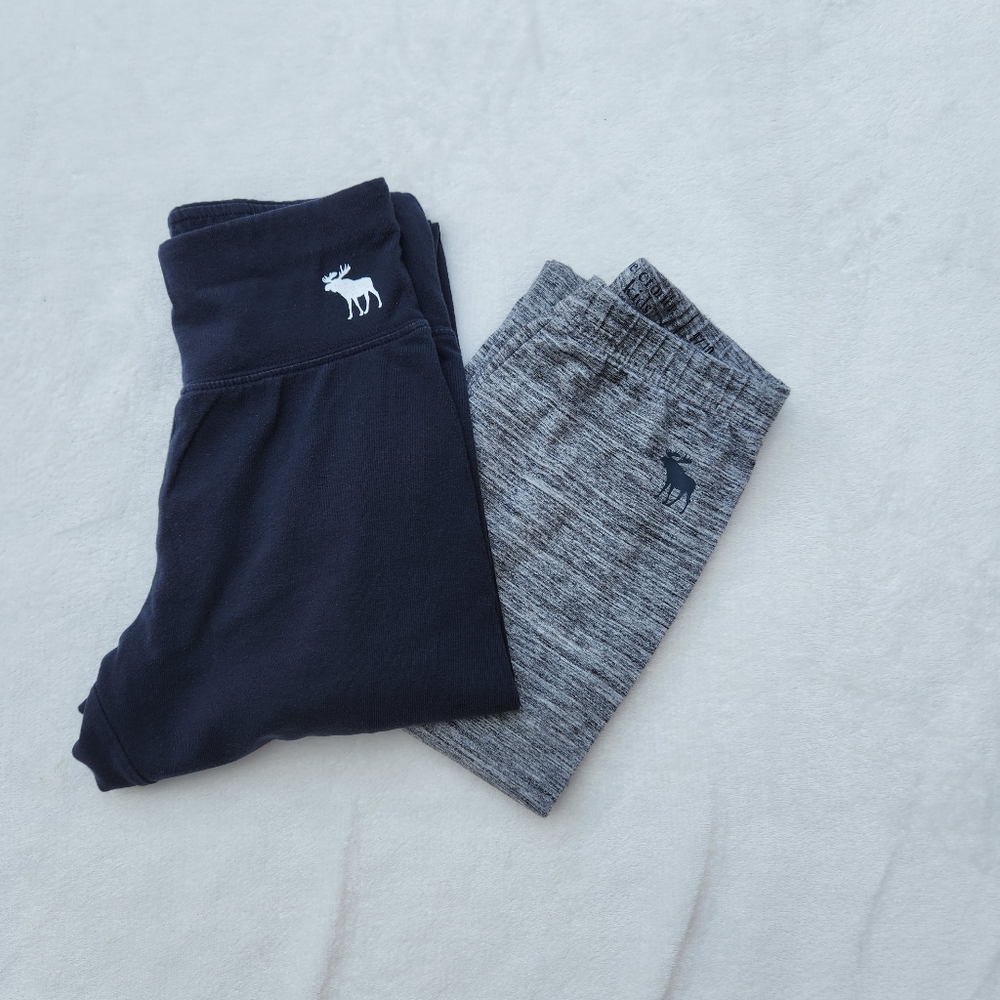 Abercrombie kids girls leggings (set of 2)